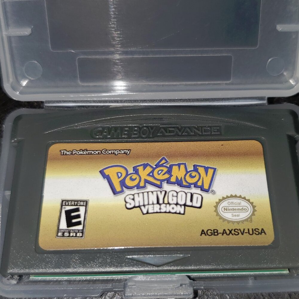 Pokemon ShinyGold GBA ROM Hack Game Gameboy Advance